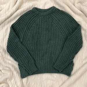 green A New Day knitted sweater